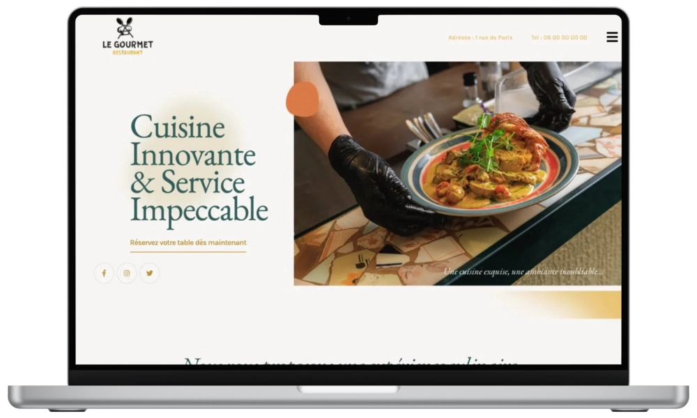 mockup le gourmet